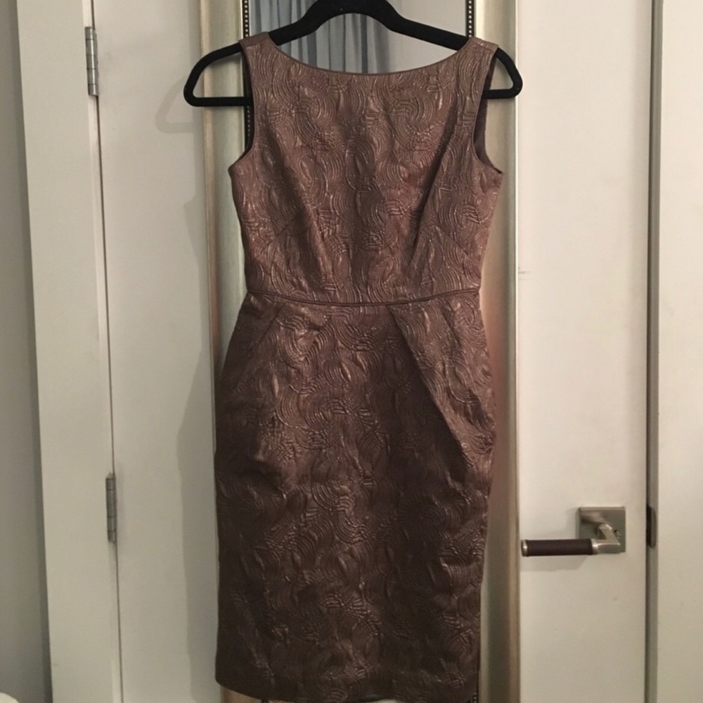 Banana republic size 2p gold brown dress